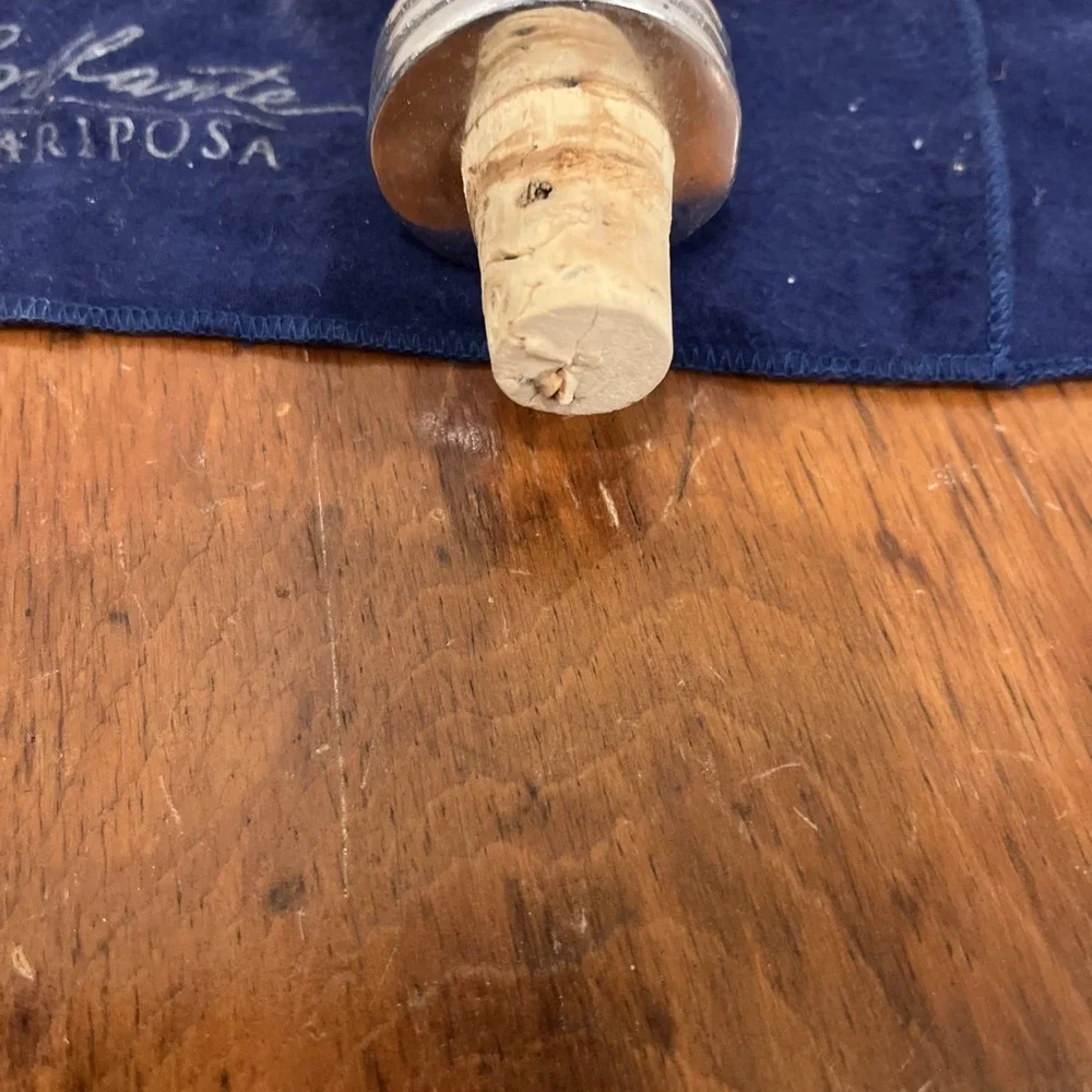 Mariposa Sea Shell Seashell Wine Bottle Stopper Recycled Aluminum Beach‎ Cork